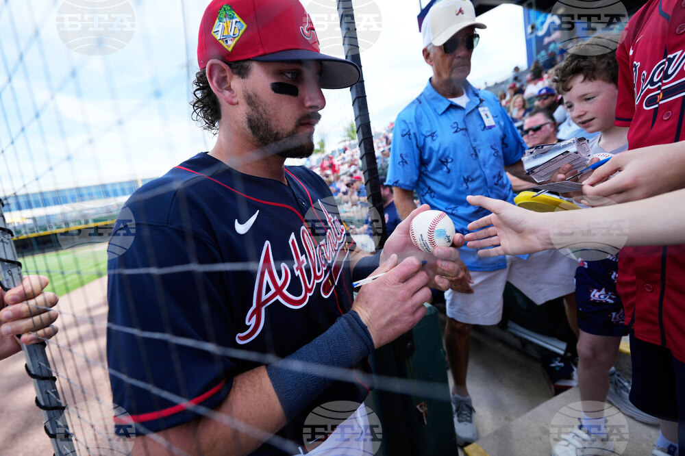 Red Sox Braves Spring Baseball