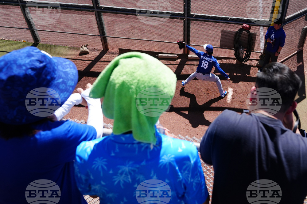 Dodgers Giants Spring Baseball