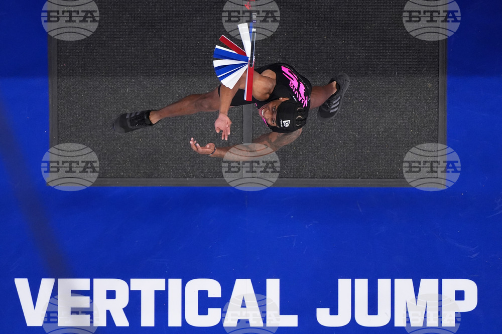 APTOPIX NFL Combine Football