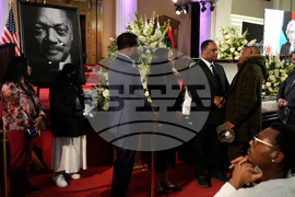 APTOPIX Jesse Jackson Memorial