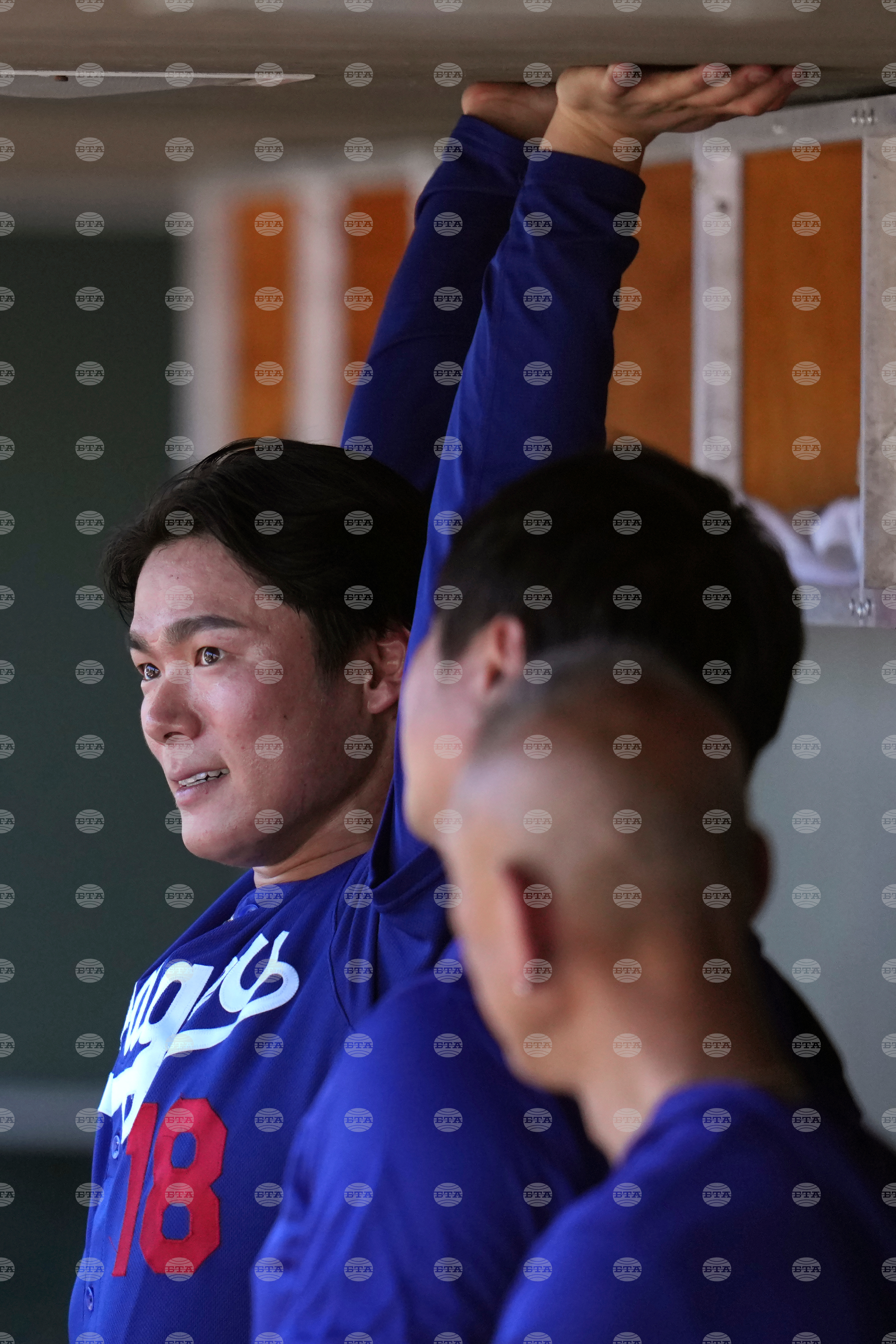 Dodgers Giants Spring Baseball