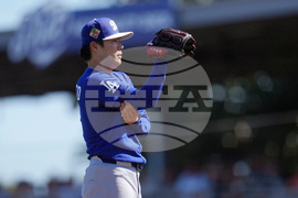 Dodgers Giants Spring Baseball