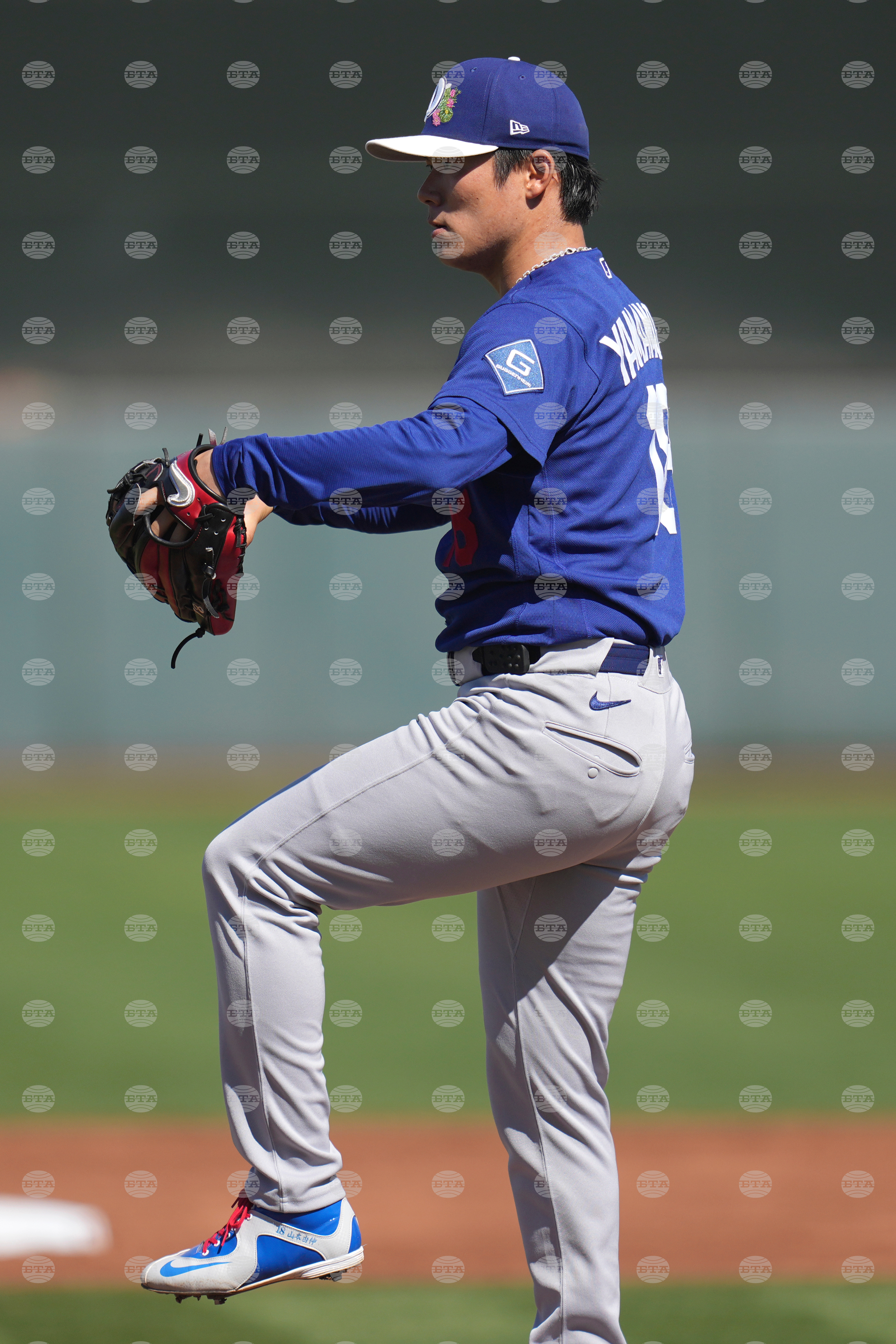 Dodgers Giants Spring Baseball