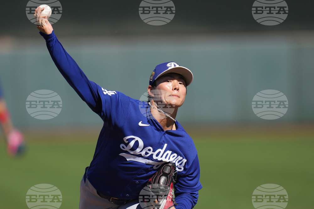 Dodgers Giants Spring Baseball