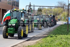 Русе - земеделски производители - протест