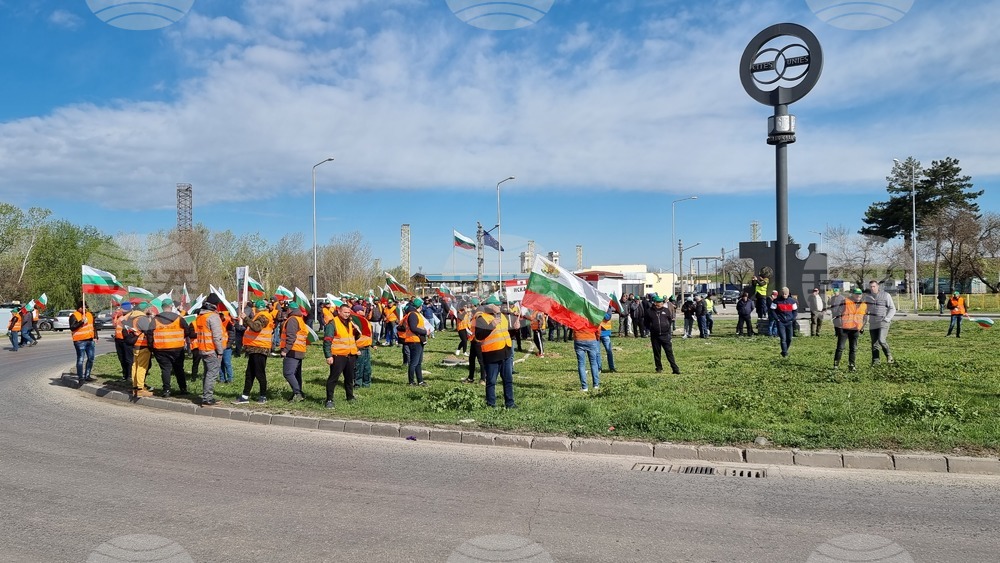 Русе - земеделски производители - протест