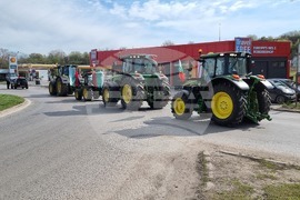 Русе - земеделски производители - протест