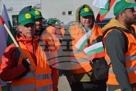 Русе - земеделски производители - протест