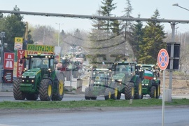 Русе - земеделски производители - протест