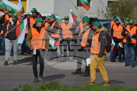 Русе - земеделски производители - протест