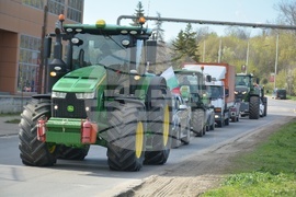 Русе - земеделски производители - протест