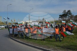 Русе - земеделски производители - протест