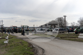 Село Йовково - зърнопроизводители - протест - Снимка: Александра Антонова