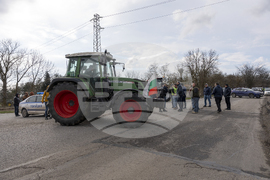 Село Йовково - зърнопроизводители - протест - Снимка: Александра Антонова