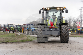 Село Йовково - зърнопроизводители - протест - Снимка: Александра Антонова