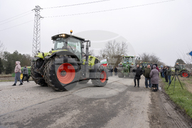 Село Йовково - зърнопроизводители - протест - Снимка: Александра Антонова