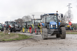 Село Йовково - зърнопроизводители - протест - Снимка: Александра Антонова