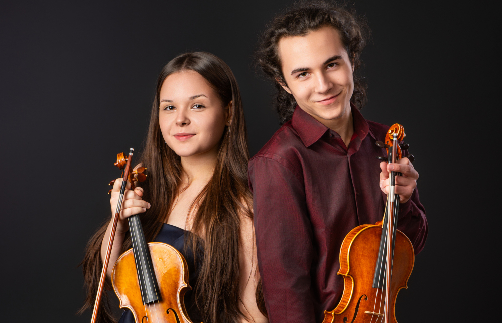 Цигуларите Олга Дойкова и Владимир Меранлиев дебютират в „Сцена на талантите“