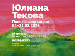 Изложба на Юлиана Текова. Снимка: Hostgallery