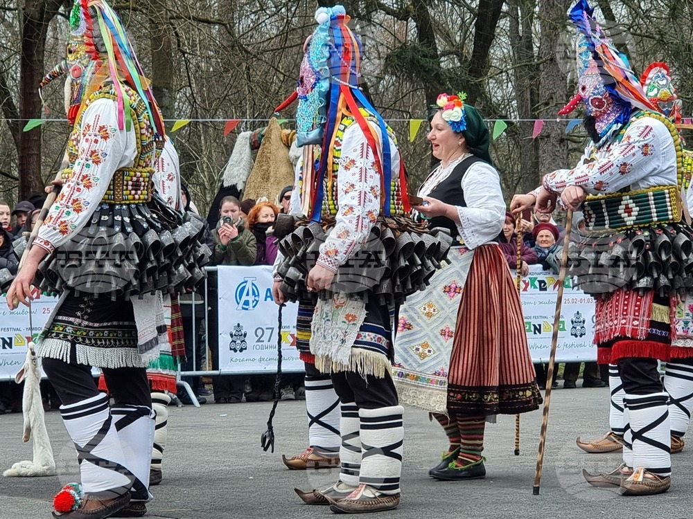 Ямбол - Международен маскараден фестивал „Кукерландия 2026” - дефиле на маскарадните групи