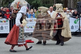 Ямбол - Международен маскараден фестивал „Кукерландия 2026” - дефиле на маскарадните групи