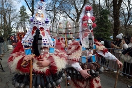 Ямбол - Международен маскараден фестивал „Кукерландия 2026” - дефиле на маскарадните групи