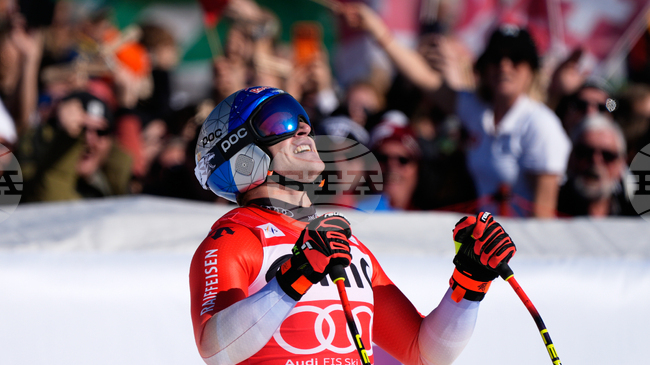 Швейцарски подиум на спускането в Гармиш, Марко Одермат спечели 54-а победа за Световната купа