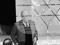 София (11 февруари 1985). На снимката: композиторът Атанас Бояджиев. Пресфото-БТА, снимка: Георги Казаков/архив