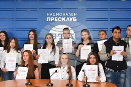 Национален пресклуб на БТА Видин - ПГ "Проф. д-р Асен Златаров" - конкурс - награждаване
