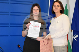 Национален пресклуб на БТА Видин - ПГ "Проф. д-р Асен Златаров" - конкурс - награждаване