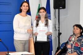 Национален пресклуб на БТА Видин - ПГ "Проф. д-р Асен Златаров" - конкурс - награждаване