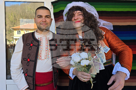 Село Чифлик - обичай "Ялова сватба" - възстановка