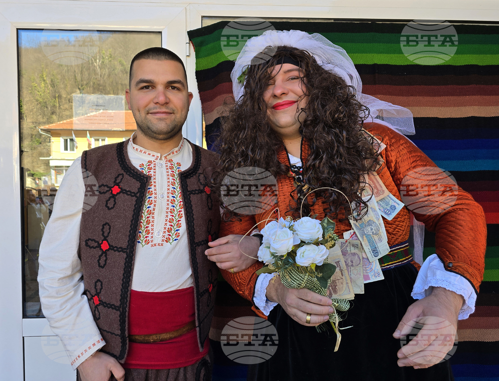 Село Чифлик - обичай "Ялова сватба" - възстановка