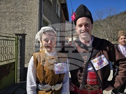 Село Чифлик - обичай "Ялова сватба" - възстановка