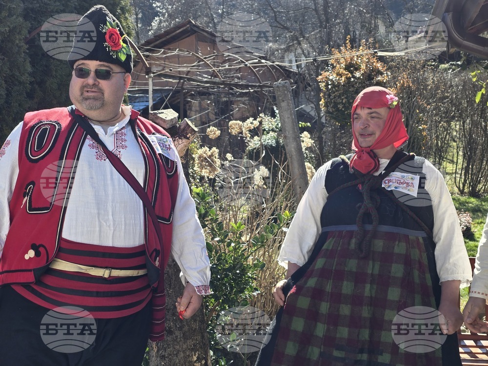 Село Чифлик - обичай "Ялова сватба" - възстановка