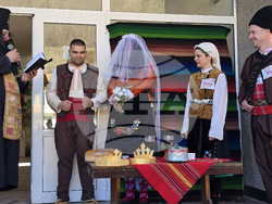 Село Чифлик - обичай "Ялова сватба" - възстановка