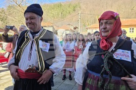 Село Чифлик - обичай "Ялова сватба" - възстановка