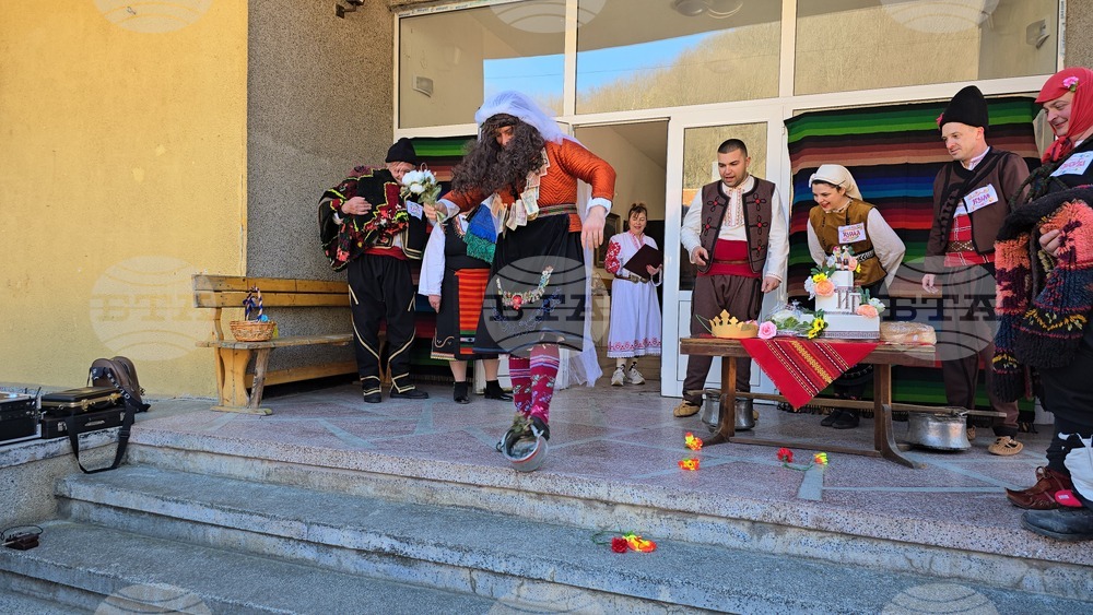 Село Чифлик - обичай "Ялова сватба" - възстановка