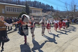 Село Чифлик - обичай "Ялова сватба" - възстановка