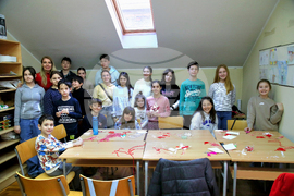 Сърбия - Белград - неделно училище „Любен Каравелов“ - работилница за мартеници