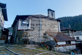 Село Широка лъка - пожар