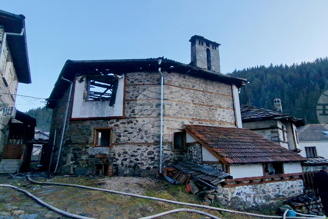 Село Широка лъка - пожар