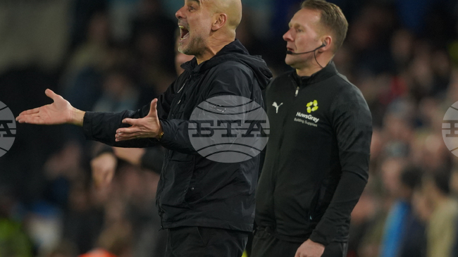 Пеп Гуардиола не даде яснота кога нападателят Ерлинг Холанд ще бъде готов за игра