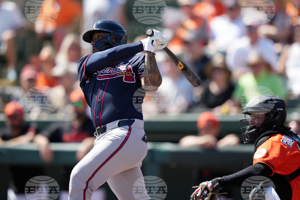 Braves Orioles Spring Baseball