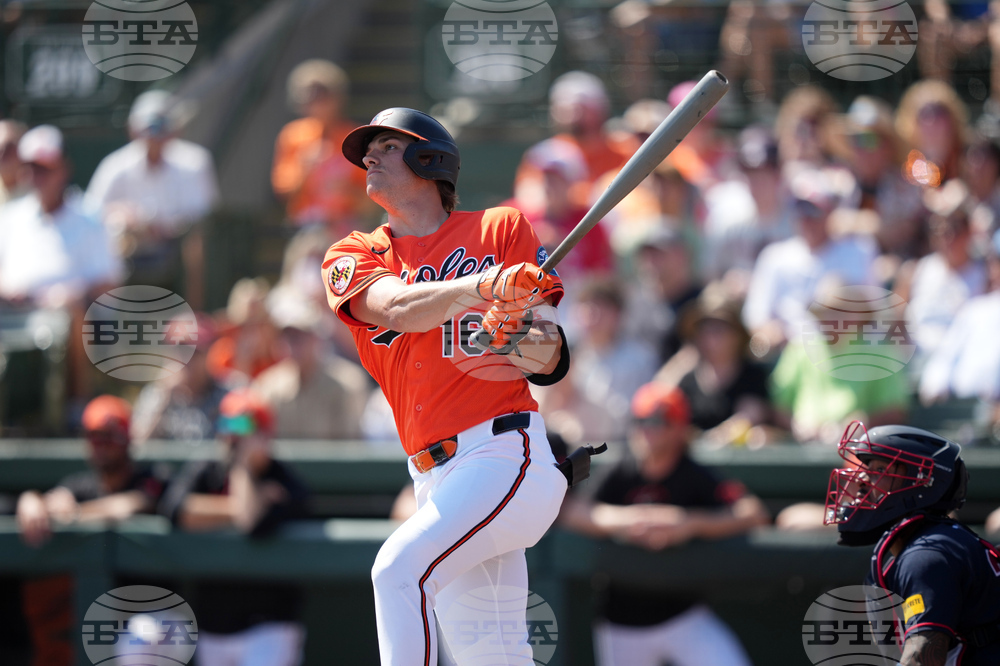 Braves Orioles Spring Baseball