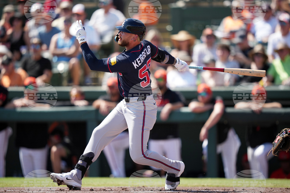 Braves Orioles Spring Baseball