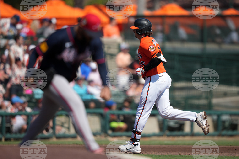 Braves Orioles Spring Baseball