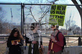 Iran US Isreal Protest
