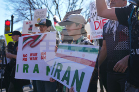 Iran US Isreal Protest