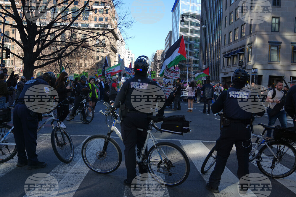Iran US Isreal Protest